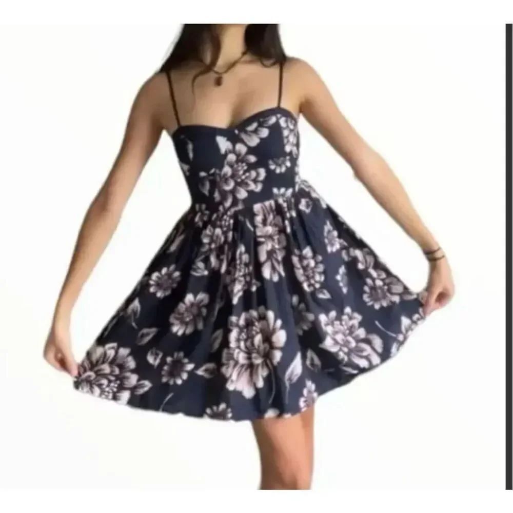 Band of Gypsies padded fit and flare floral dress